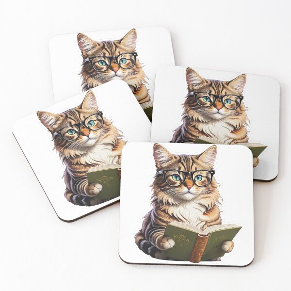 Item preview, Studying Cat designed and sold by Bunmigraphics .