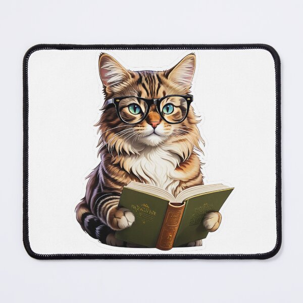 Item preview, Studying Cat designed and sold by Bunmigraphics .