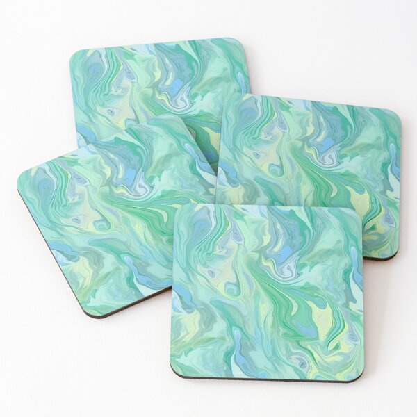 Item preview, Green Pastel Marble Feel designed and sold by Hashola Designs.