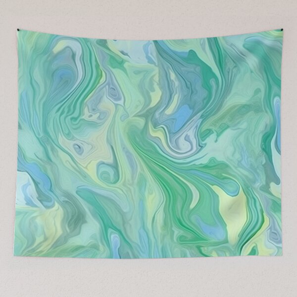 Item preview, Green Pastel Marble Feel designed and sold by Hashola Designs.