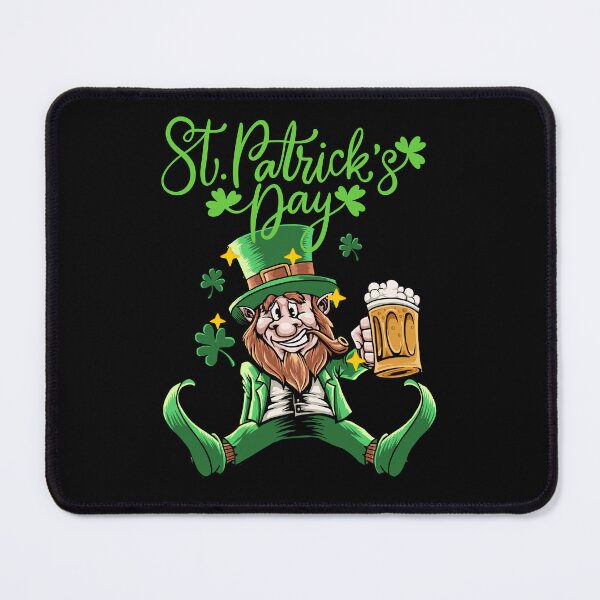 Item preview, The Saint Patrick's Day with drunk Leprechaun holding beer? Why not? designed and sold by UnCoverDesign.