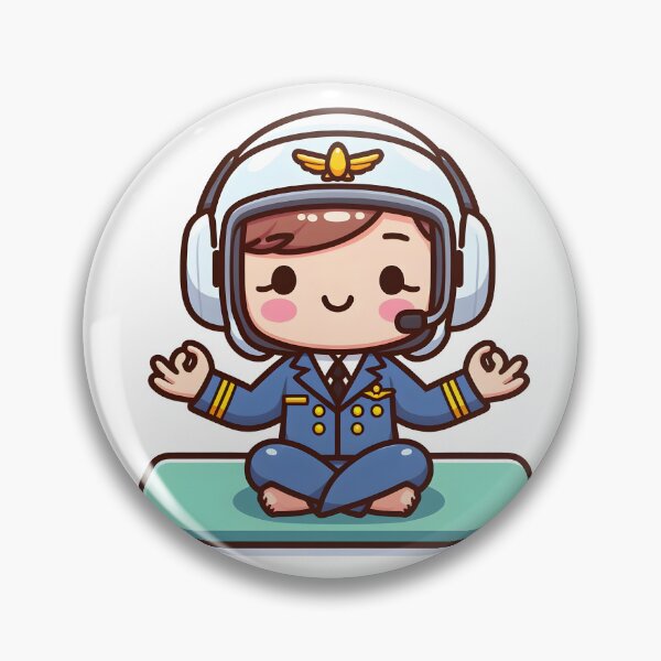 Artikelvorschau, Kawaii Pilot: Yogamatte entworfen und verkauft von CanvasCutie.
