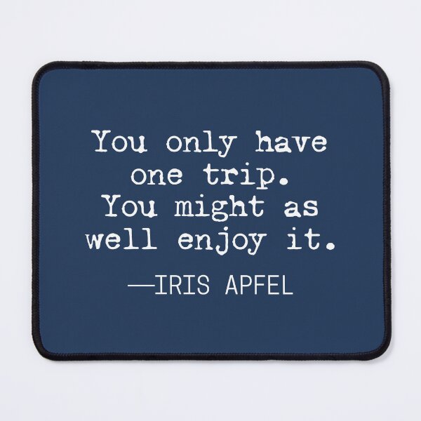 Item preview, Iris Apfel Inspirational Quote designed and sold by humnoo.