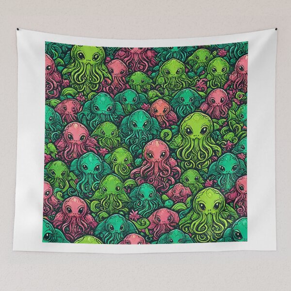 Item preview, Cute Lovecraftian Creatures designed and sold by NerdscapeDC.