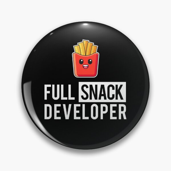 Item preview, Full snack Stack Developer Funny designed and sold by BlessLifePrints.