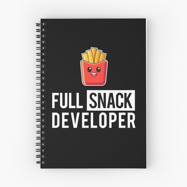 Item preview, Full snack Stack Developer Funny designed and sold by BlessLifePrints.