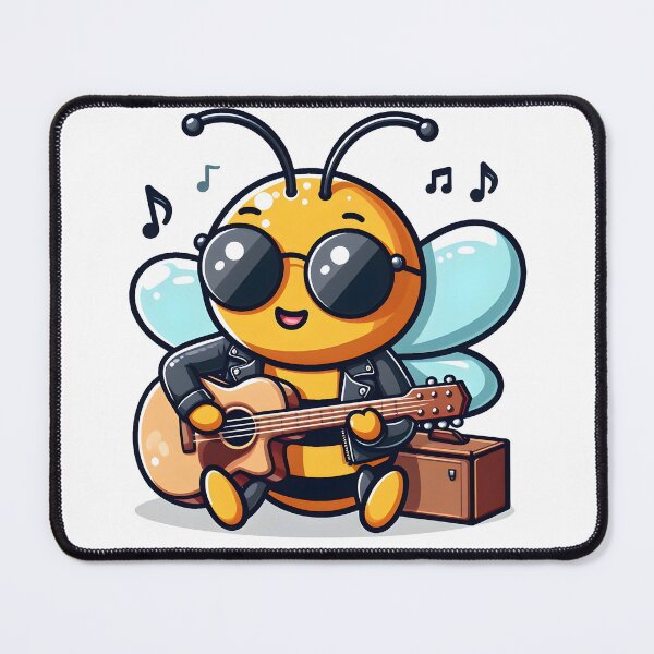 Item preview, Kawaii Rockstar Bee designed and sold by CanvasCutie.