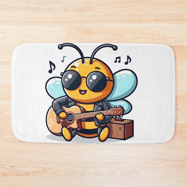 Item preview, Kawaii Rockstar Bee designed and sold by CanvasCutie.