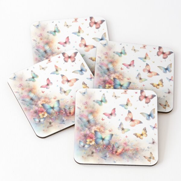 Item preview, Watercolor Butterflies - Colorful Butterflies Pattern - Spring Colorful Butterflies designed and sold by stylishdzign.