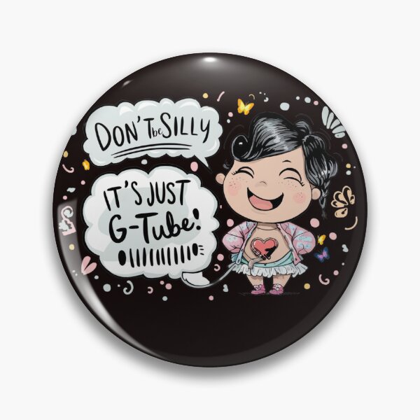 Item preview, Don't be silly is just G-tube- flowers designed and sold by Endless Projects.