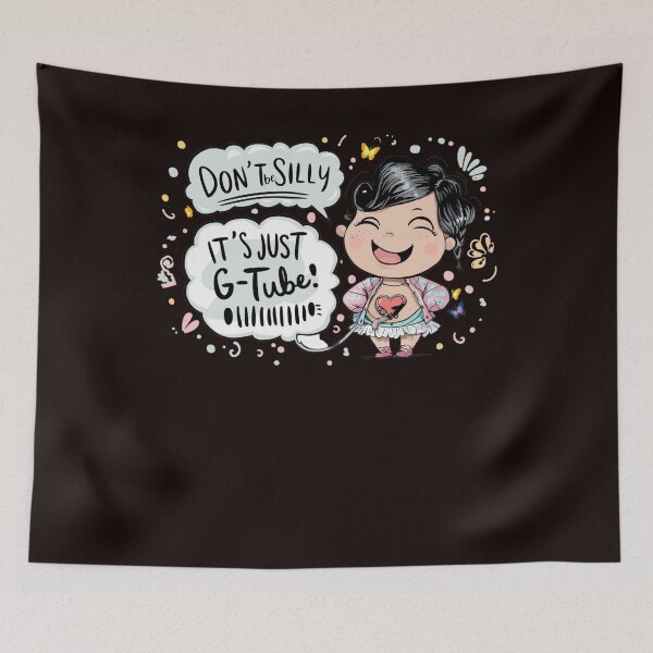Item preview, Don't be silly is just G-tube- flowers designed and sold by Endless Projects.