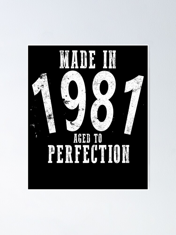 1981 birthday shirt