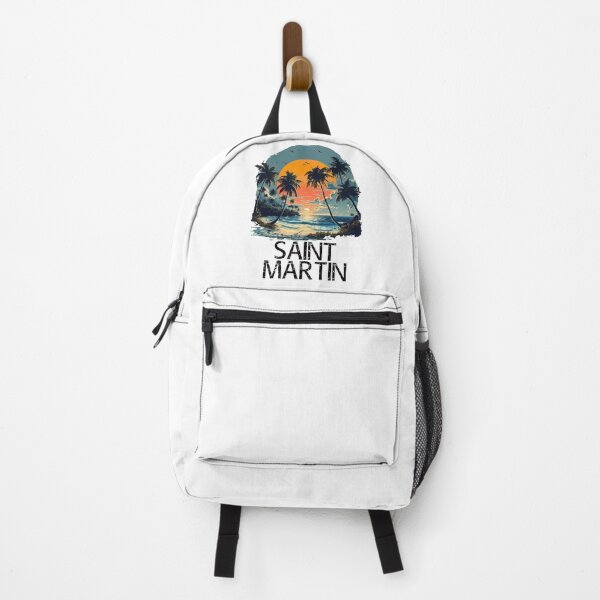 Item preview, Saint Martin Sunset (with Black Lettering) designed and sold by VelvetRoom.
