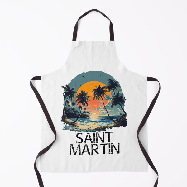 Item preview, Saint Martin Sunset (with Black Lettering) designed and sold by VelvetRoom.