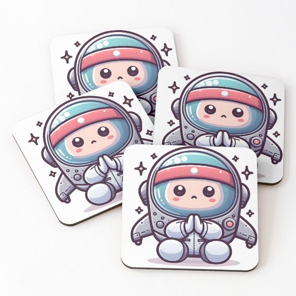 Item preview, Kawaii Spaceship With Yoga Headband designed and sold by CanvasCutie.