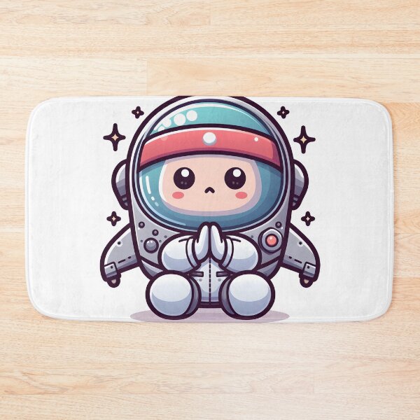 Item preview, Kawaii Spaceship With Yoga Headband designed and sold by CanvasCutie.