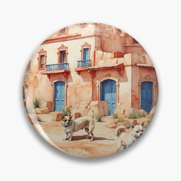 Item preview, Casas Grandes Chihuahua México Magic Town Vintage Watercolor Travel Tourism Poster  designed and sold by TravelersGems.