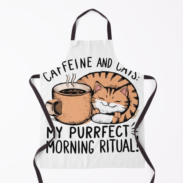 Item preview, My Purrfect Morning: Caffeine and Cats designed and sold by Colorful-Garden.