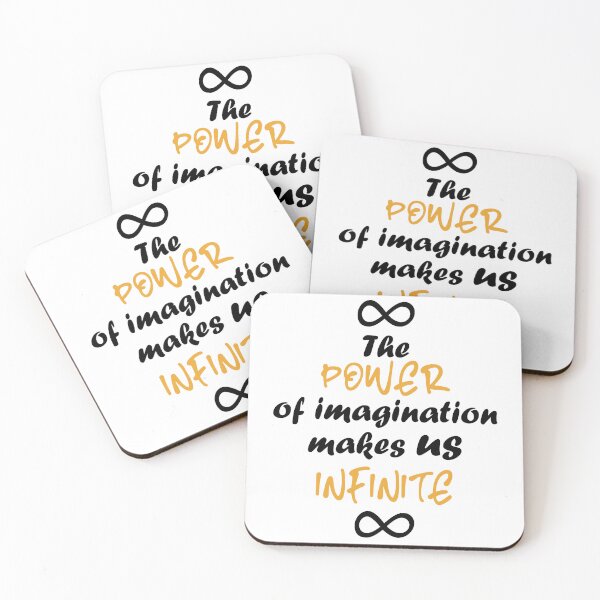 Item preview, The Power Of Imagination Makes Us Infinite designed and sold by UnicornCornHorn.