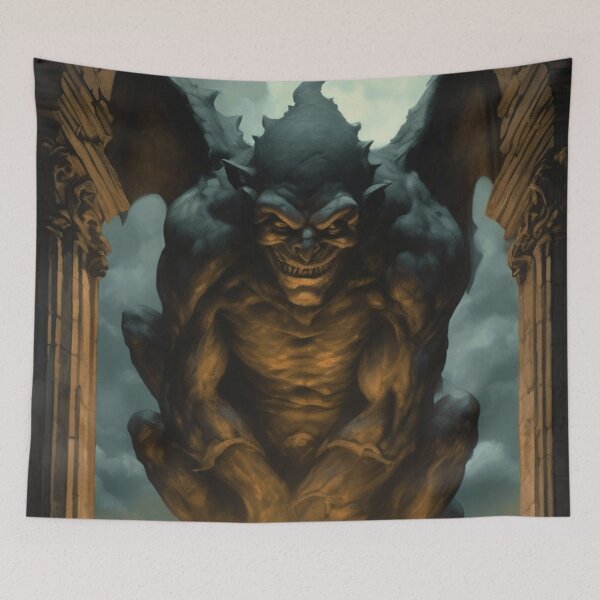 Item preview, Gargoyle Monster Sculpture Moonlight designed and sold by JojiKebamura.