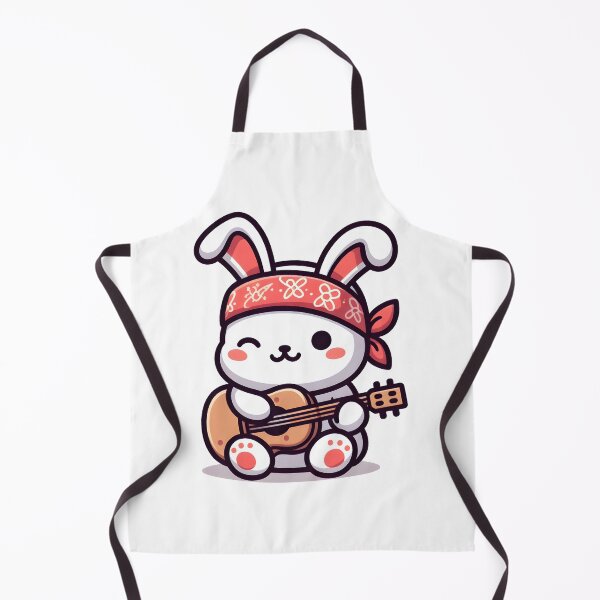 Item preview, Kawaii Rabbit With Bandana designed and sold by CanvasCutie.