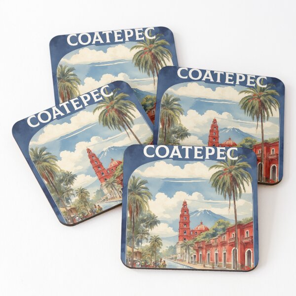 Item preview, Coatepec Veracruz México Magic Town Vintage Watercolor Travel Tourism Poster  designed and sold by TravelersGems.