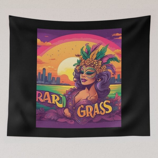Item preview, Mardi Gras Sunset designed and sold by products4urduke.