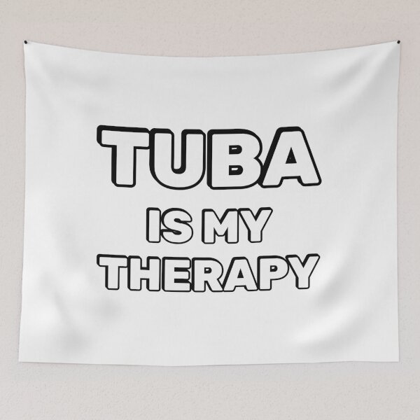 Item preview, Tuba is my therapy - Tuba player designed and sold by Inspirationmotivation.