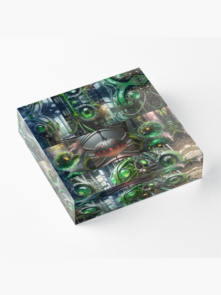 Thumbnail 3 of 5, Acrylic Block, REBIRTH-O-000 designed and sold by philjarry.