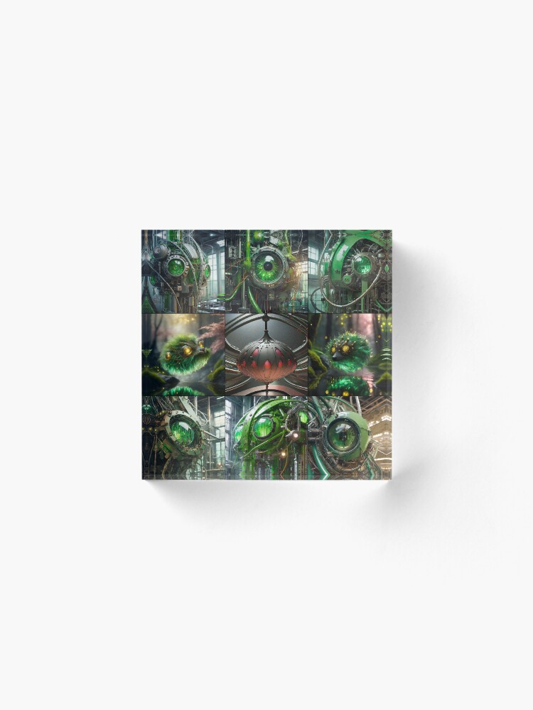 Thumbnail 2 of 5, Acrylic Block, REBIRTH-O-000 designed and sold by philjarry.