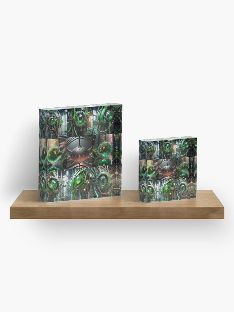Thumbnail 4 of 5, Acrylic Block, REBIRTH-O-000 designed and sold by philjarry.