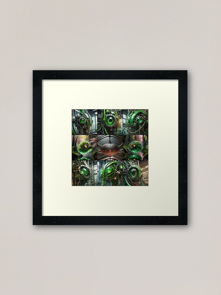 Thumbnail 1 of 7, Framed Art Print, REBIRTH-O-000 designed and sold by philjarry.