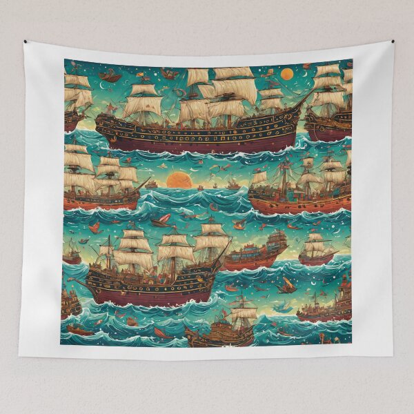 Item preview, Sailing Ships designed and sold by NerdscapeDC.