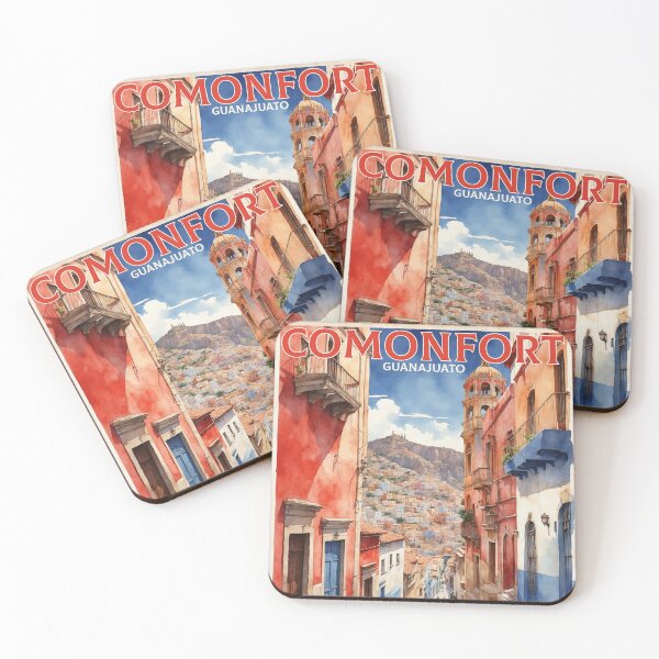 Item preview, Comonfort Guanajuato México Magic Town Vintage Watercolor Travel Tourism Poster  designed and sold by TravelersGems.