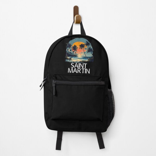 Item preview, Saint Martin Sunset (with Black Lettering) designed and sold by VelvetRoom.