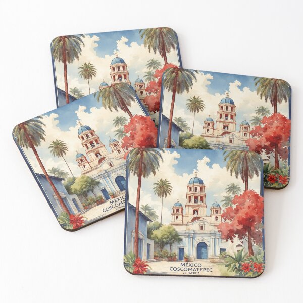 Item preview, Coscomatepec Veracruz México Magic Town Vintage Watercolor Travel Tourism Poster  designed and sold by TravelersGems.