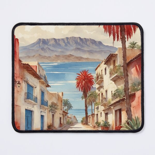Item preview, Cosala Sinaloa México Magic Town Vintage Watercolor Travel Tourism Poster designed and sold by TravelersGems.