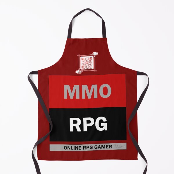 Item preview, MMO RPG - Online RPG Gamer Logo V4 (Red/Black/Gray) designed and sold by Visual Resolutions.