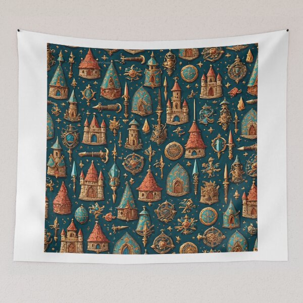 Item preview, Cute Medieval Imagery designed and sold by NerdscapeDC.