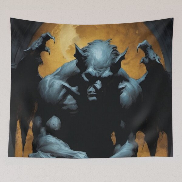 Item preview, Gargoyle Monster Illustration designed and sold by JojiKebamura.