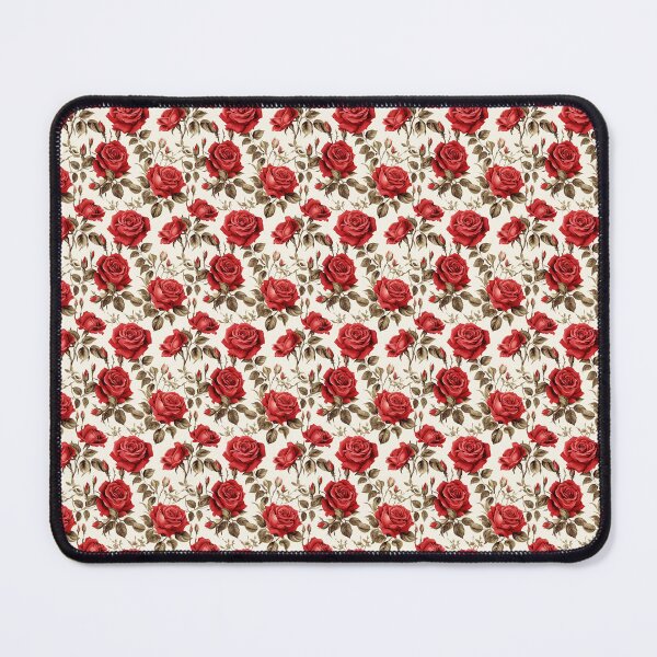 Item preview, Red Roses Floral Antique Pattern designed and sold by LouieVanille.