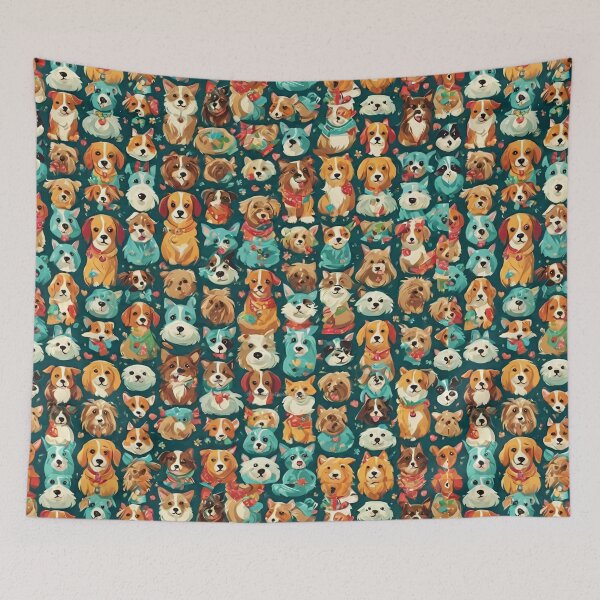 Item preview, Rows and Rows of Puppies Galore designed and sold by NerdscapeDC.
