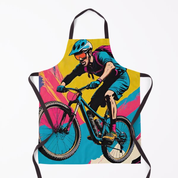 Item preview, Chromatic Summit - Colorful Rider with Mountain Backdrop designed and sold by GrizzlyCollective.
