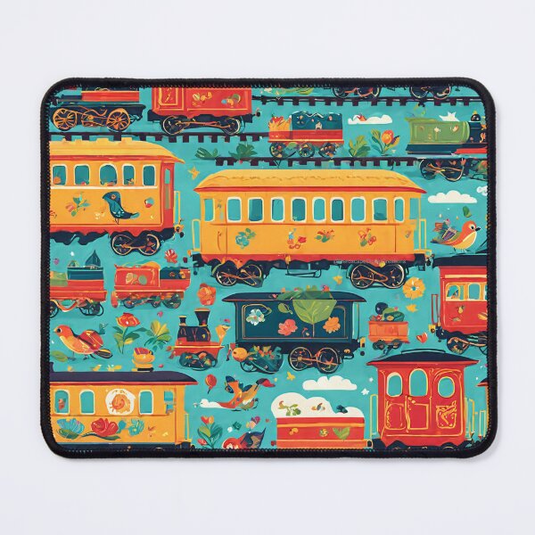Item preview, Choo Choo Train Car Pattern designed and sold by NerdscapeDC.