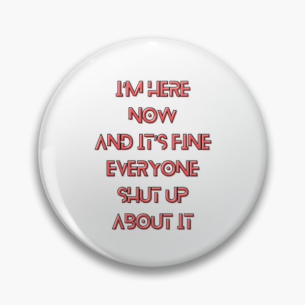 Item preview, The Murderbot Diaries Quote - SecUnit (Murderbot) - Shut Up  (white) designed and sold by Caro C. Smith.