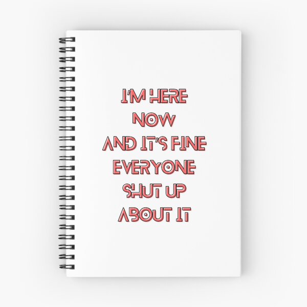 Item preview, The Murderbot Diaries Quote - SecUnit (Murderbot) - Shut Up  (white) designed and sold by Caro C. Smith.