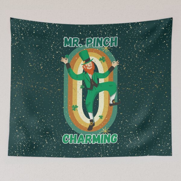 Item preview, Colorful Unisex Mr Pinch Charming St Patricks Day Dancing Leprechaun Trendy Slogan Gift Idea for Him designed and sold by EYE ILLUSTRATE  GRAPHICS.