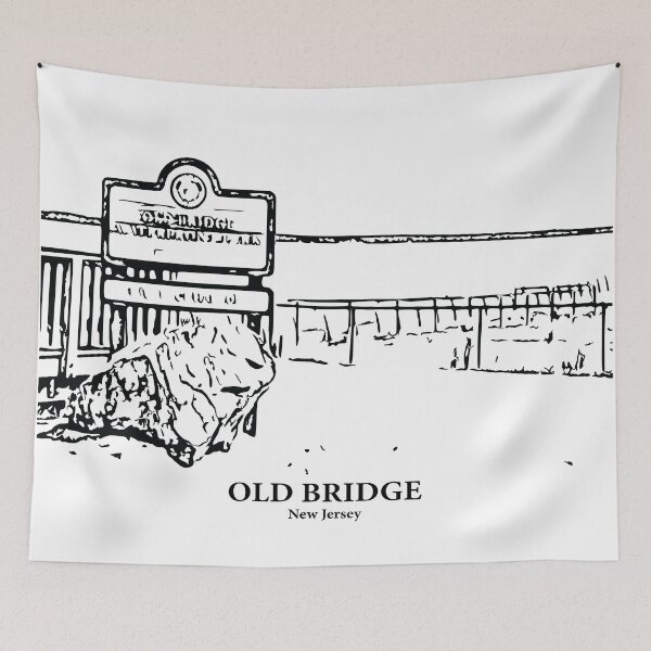 Item preview, Old Bridge - New Jersey designed and sold by Lakeric Cityscapes.