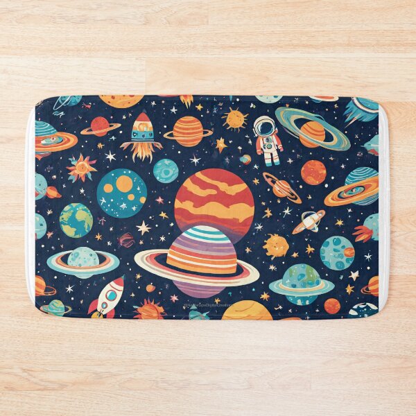 Item preview, Planets and Space Pattern designed and sold by NerdscapeDC.