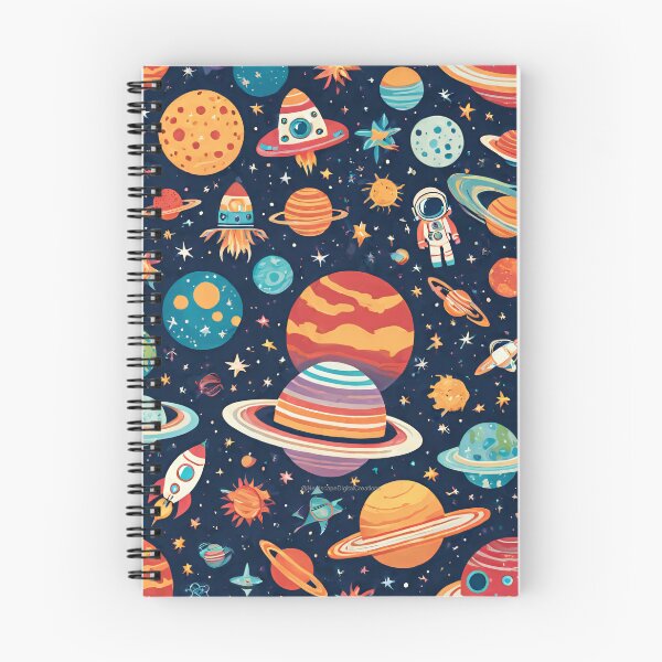 Item preview, Planets and Space Pattern designed and sold by NerdscapeDC.